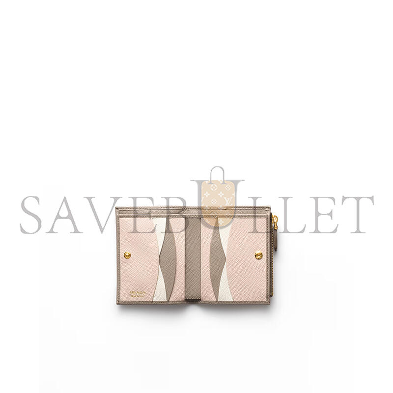 PRADA SMALL SAFFIANO LEATHER WALLET 1ML050 (11.5*8.5cm) PRADA SMALL SAFFIANO LEATHER WALLET 1ML050 (11.5*8.5cm)